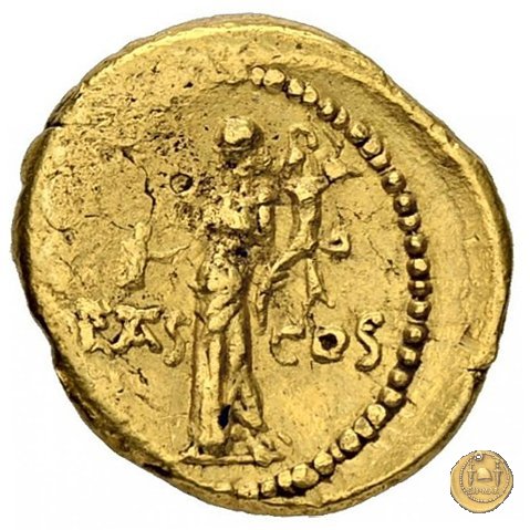 516/4 - aureo M. Antonius 41 BC (Itinerante con M. Antonius)