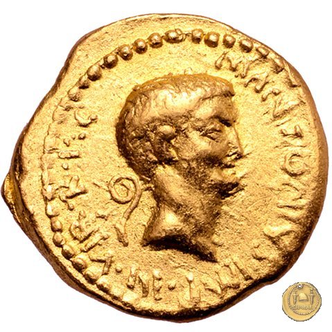 516/4 - aureo M. Antonius 41 BC (Itinerante con M. Antonius)