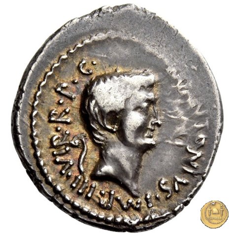 516/5 - denario M. Antonius 41 BC (Itinerante con M. Antonius)