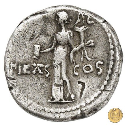 516/5 - denario M. Antonius 41 BC (Itinerante con M. Antonius)