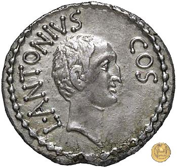 517/5 - denario M. Antonius / M. Cocceius Nerva 41 BC (Itinerante con M. Antonius)