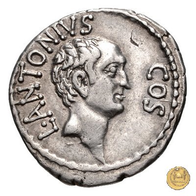 517/5 - denario M. Antonius / M. Cocceius Nerva 41 BC (Itinerante con M. Antonius)