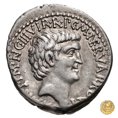 517/5 - denario M. Antonius / M. Cocceius Nerva 41 BC (Itinerante con M. Antonius)