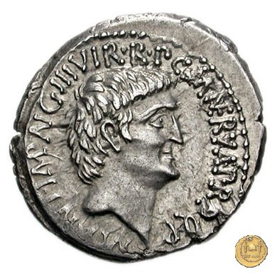 517/5 - denario M. Antonius / M. Cocceius Nerva 41 BC (Itinerante con M. Antonius)