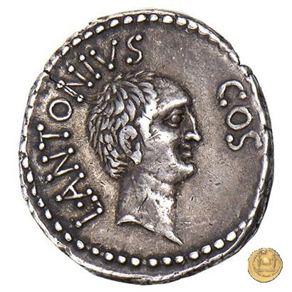 517/5 - denario M. Antonius / M. Cocceius Nerva 41 BC (Itinerante con M. Antonius)