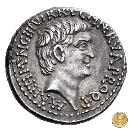 517/5 - denario M. Antonius / M. Cocceius Nerva 41 BC (Itinerante con M. Antonius)