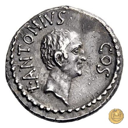 517/5 - denario M. Antonius / M. Cocceius Nerva 41 BC (Itinerante con M. Antonius)