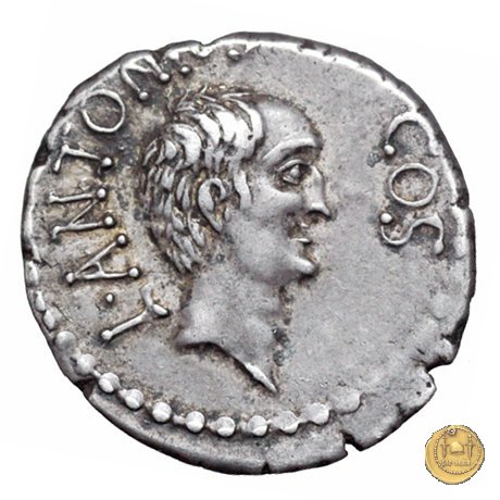 517/5 - denario M. Antonius / M. Cocceius Nerva 41 BC (Itinerante con M. Antonius)