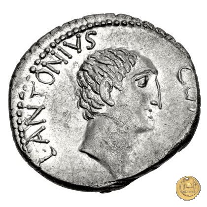 517/5 - denario M. Antonius / M. Cocceius Nerva 41 BC (Itinerante con M. Antonius)