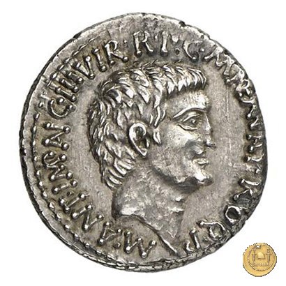 517/5 - denario M. Antonius / M. Cocceius Nerva 41 BC (Itinerante con M. Antonius)