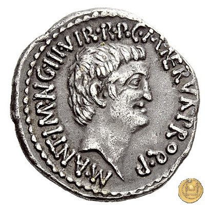 517/5 - denario M. Antonius / M. Cocceius Nerva 41 BC (Itinerante con M. Antonius)