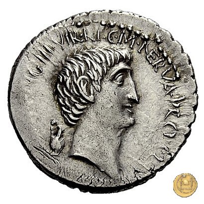 517/5 - denario M. Antonius / M. Cocceius Nerva 41 BC (Itinerante con M. Antonius)