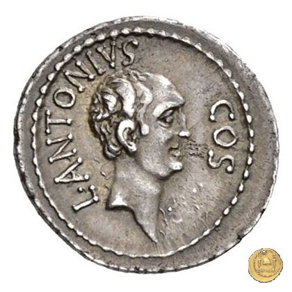 517/5 - denario M. Antonius / M. Cocceius Nerva 41 BC (Itinerante con M. Antonius)