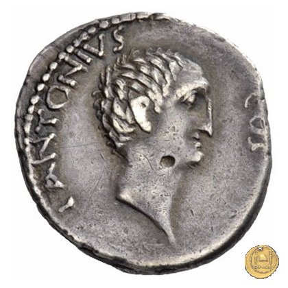 517/5 - denario M. Antonius / M. Cocceius Nerva 41 BC (Itinerante con M. Antonius)