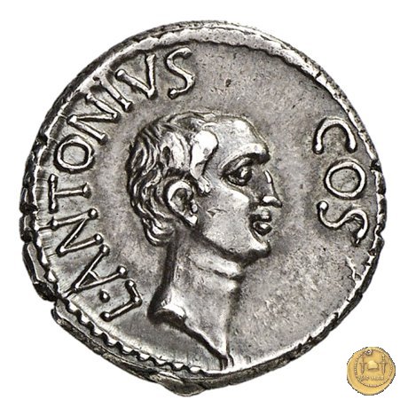 517/5 - denario M. Antonius / M. Cocceius Nerva 41 BC (Itinerante con M. Antonius)