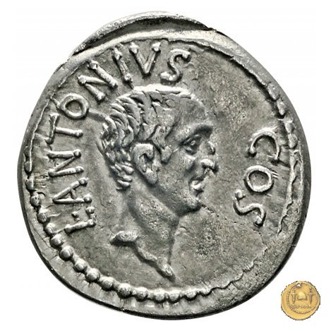 517/5 - denario M. Antonius / M. Cocceius Nerva 41 BC (Itinerante con M. Antonius)