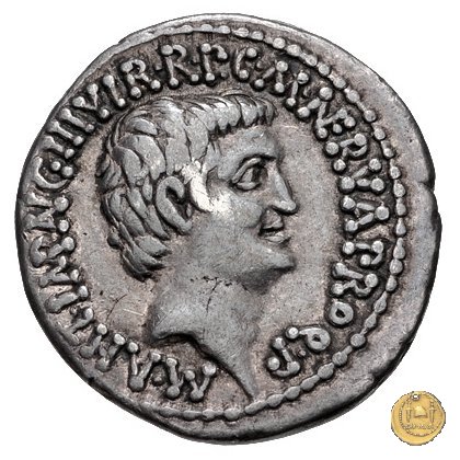 517/5 - denario M. Antonius / M. Cocceius Nerva 41 BC (Itinerante con M. Antonius)