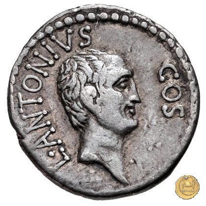 517/5 - denario M. Antonius / M. Cocceius Nerva 41 BC (Itinerante con M. Antonius)