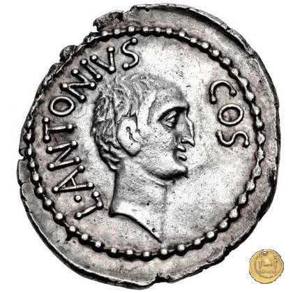 517/5 - denario M. Antonius / M. Cocceius Nerva 41 BC (Itinerante con M. Antonius)