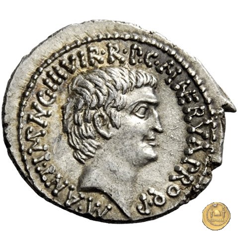 517/5 - denario M. Antonius / M. Cocceius Nerva 41 BC (Itinerante con M. Antonius)