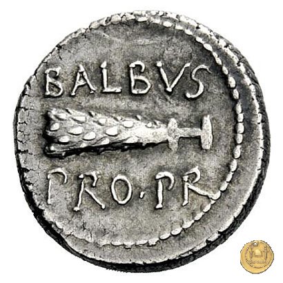 518/1 - denario C. Iulius Caesar Octavianus / L. Cornelius Balbus 41 BC (Itinerante con Octavianus)