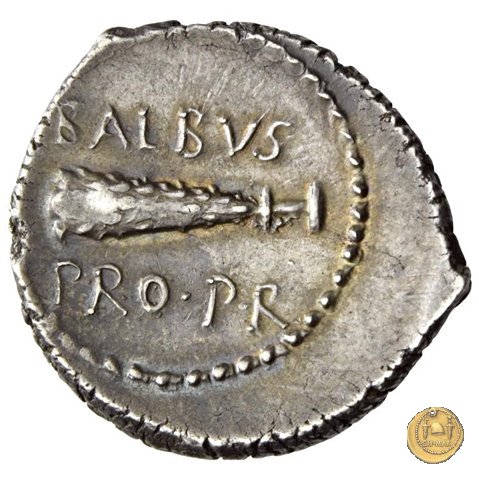 518/1 - denario C. Iulius Caesar Octavianus / L. Cornelius Balbus 41 a.C. (Itinerante con Octavianus)