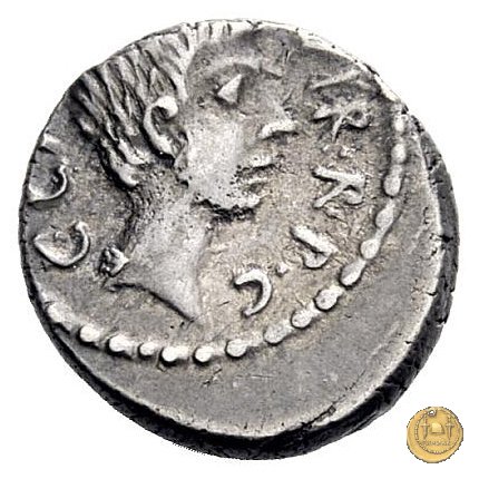 518/2 - denario C. Iulius Caesar Octavianus 41 BC (Itinerante con Octavianus)