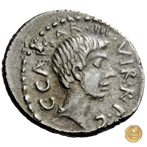 518/2 - denario C. Iulius Caesar Octavianus 41 BC (Itinerante con Octavianus)