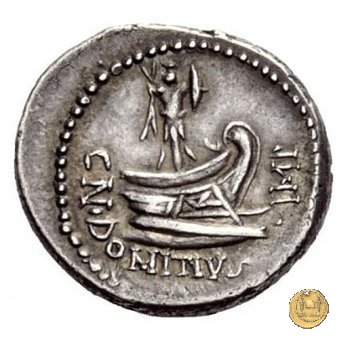 519/2 - denario Cn. Domitius L.f.Cn.n. Ahenobarbus 41 a.C. (Itinerante con Domitius)