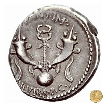 520/1 - denario M. Antonius 40 BC (Itinerante con M. Antonius)