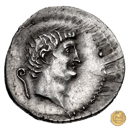 520/1 - denario M. Antonius 40 BC (Itinerante con M. Antonius)