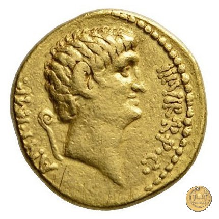 521/1 - aureo M. Antonius / Cn. Domitius Ahenobarbus 40 BC (Itinerante con M. Antonius)