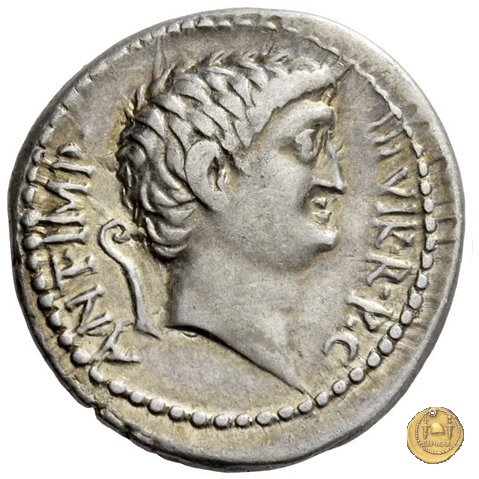 521/2 - denario M. Antonius / Cn. Domitius Ahenobarbus 40 a.C. (Itinerante con M. Antonius)