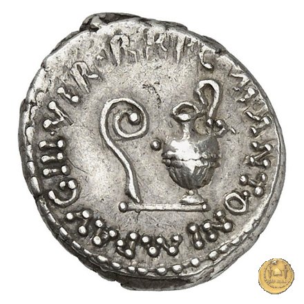 522/2 - denario M. Antonius / L. Munatius Plancus 40 BC (Itinerante con M. Antonius)