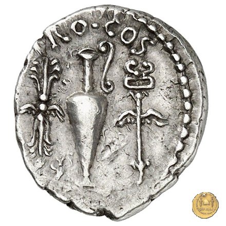 522/2 - denario M. Antonius / L. Munatius Plancus 40 BC (Itinerante con M. Antonius)