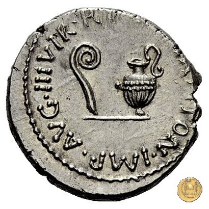 522/4 - denario M. Antonius / L. Munatius Plancus 40 BC (Itinerante con M. Antonius)