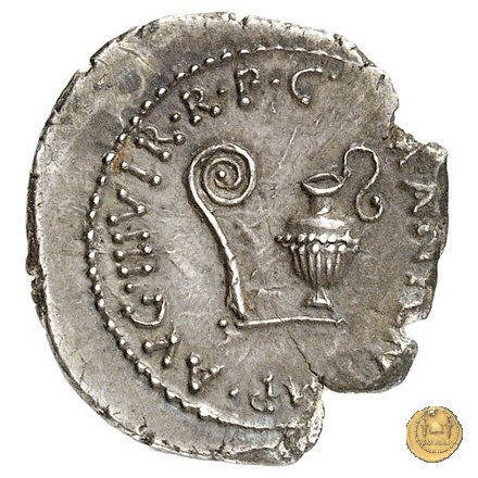 522/4 - denario M. Antonius / L. Munatius Plancus 40 BC (Itinerante con M. Antonius)