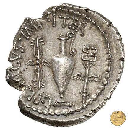 522/4 - denario M. Antonius / L. Munatius Plancus 40 BC (Itinerante con M. Antonius)