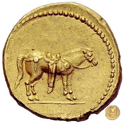 524/1 - aureo Q. Labienus Parthicus 40 BC (Itinerante con Labienus)