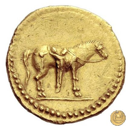 524/1 - aureo Q. Labienus Parthicus 40 BC (Itinerante con Labienus)