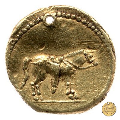 524/1 - aureo Q. Labienus Parthicus 40 BC (Itinerante con Labienus)