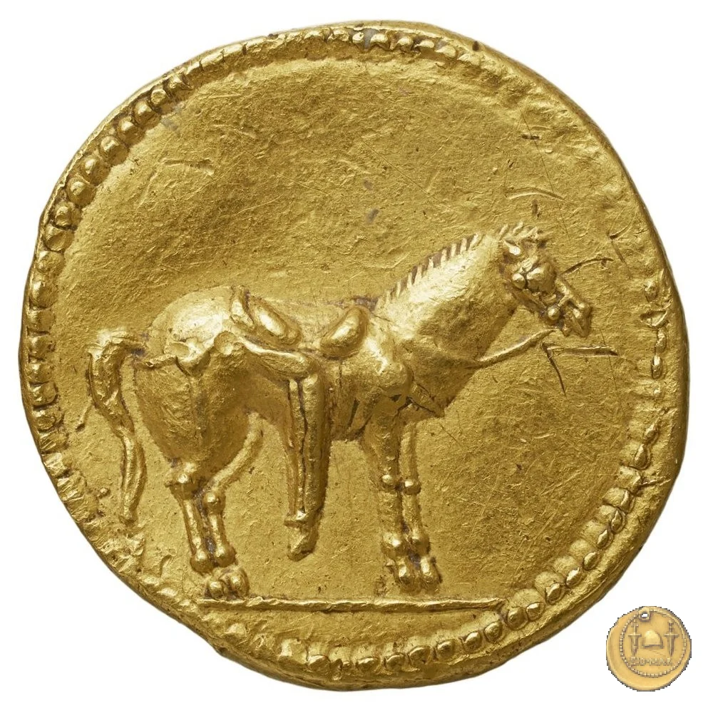 524/1 - aureo Q. Labienus Parthicus 40&nbsp;BC (Itinerante con Labienus)