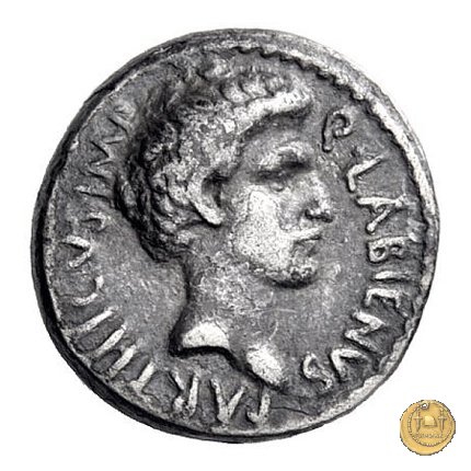 524/2 - denario Q. Labienus Parthicus 40 BC (Itinerante con Labienus)