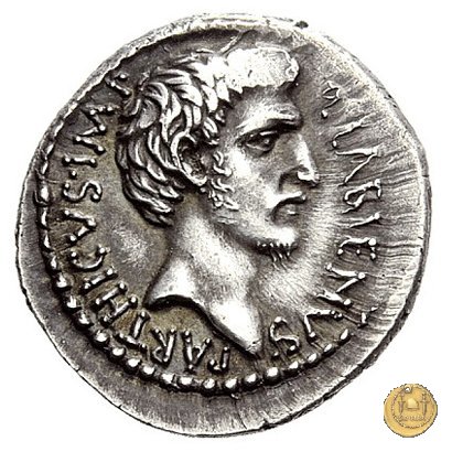 524/2 - denario Q. Labienus Parthicus 40 BC (Itinerante con Labienus)