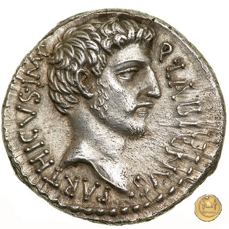 524/2 - denario Q. Labienus Parthicus 40 BC (Itinerante con Labienus)