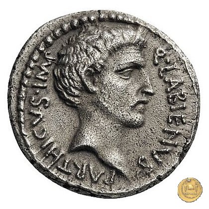 524/2 - denario Q. Labienus Parthicus 40 BC (Itinerante con Labienus)