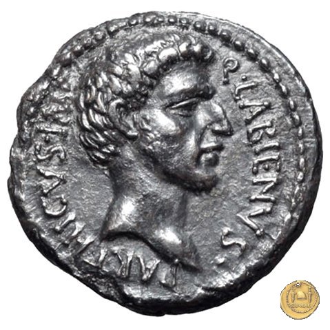 524/2 - denario Q. Labienus Parthicus 40 BC (Itinerante con Labienus)