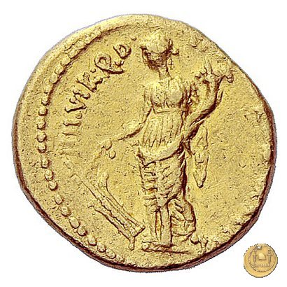 525/1 - aureo C. Iulius Caesar Octavianus / Ti. Sempronius Gracchus 40 BC (Roma)