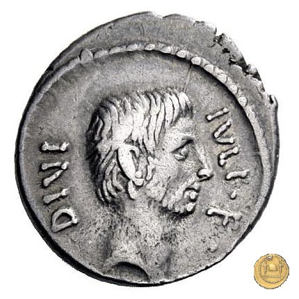 525/2 - denario C. Iulius Caesar Octavianus / Ti. Sempronius Gracchus 40 BC (Roma)