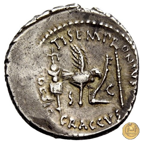 525/3 - denario Ti. Sempronius Gracchus 40 BC (Roma)